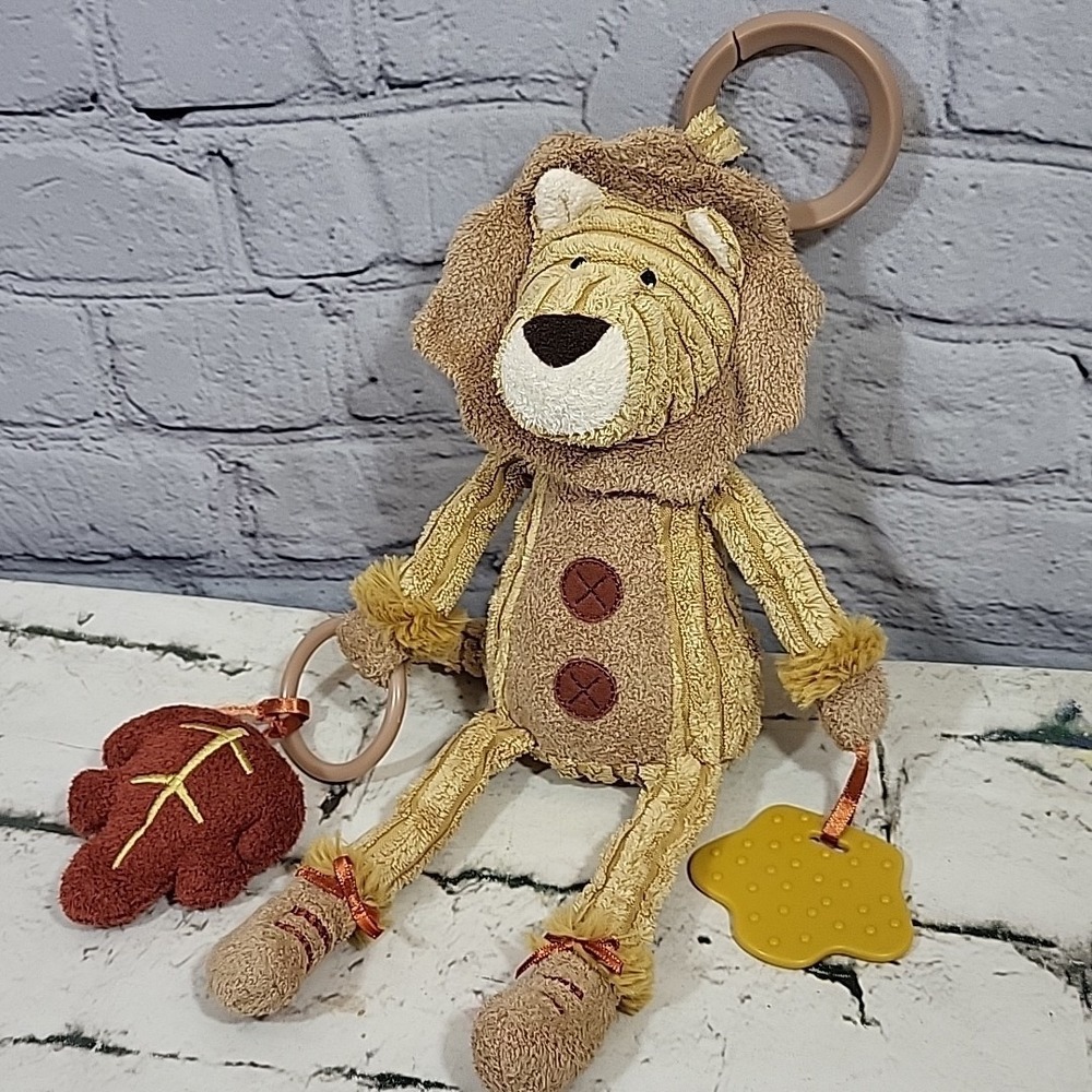 Jellycat Cordy Roy Activity Lion‎ Plush Stuffed Animal 12" Baby Crinkle Squeaks